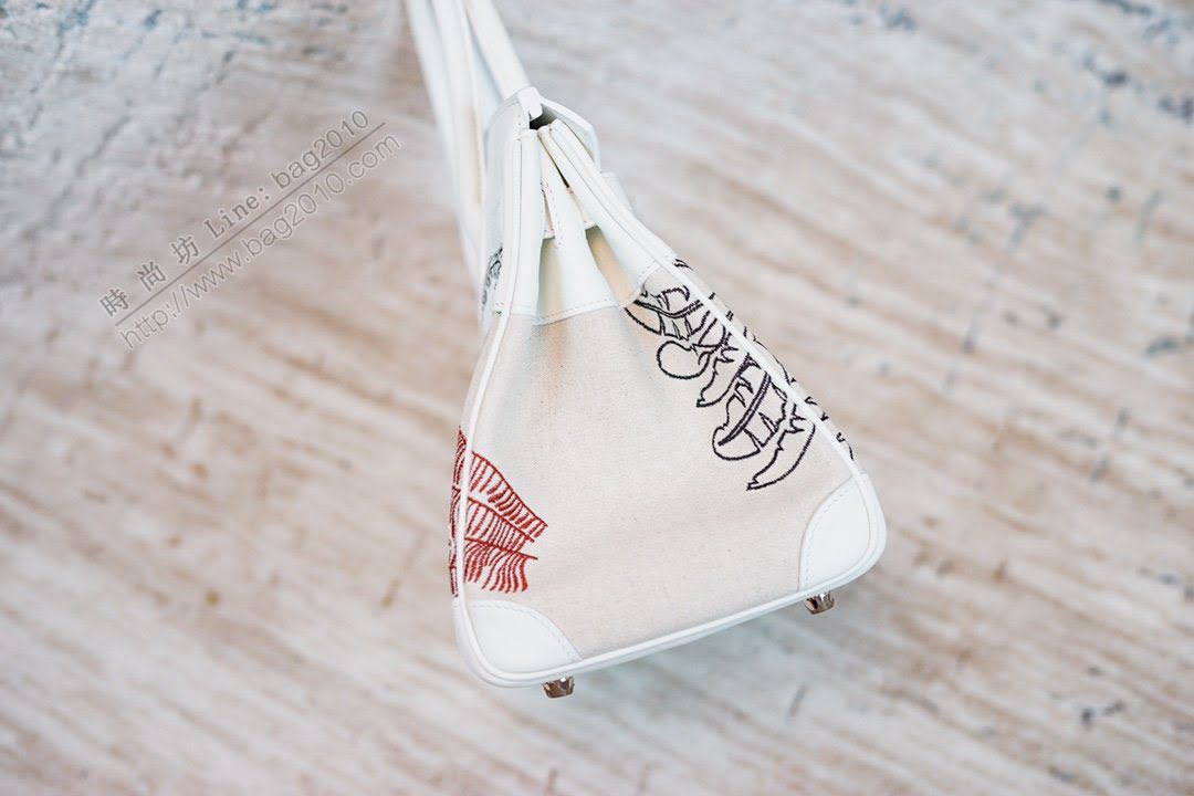 Hermesn鉑金女包 愛馬仕Birkin手提包 愛馬仕新款刺繡鉑金包  am2280